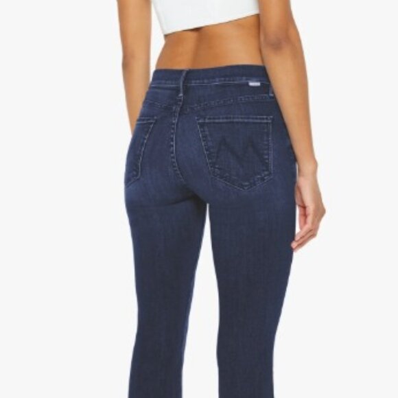 Mother The Mid Rise Dazzler Ankle -dark blue Size 29 - Picture 6 of 9